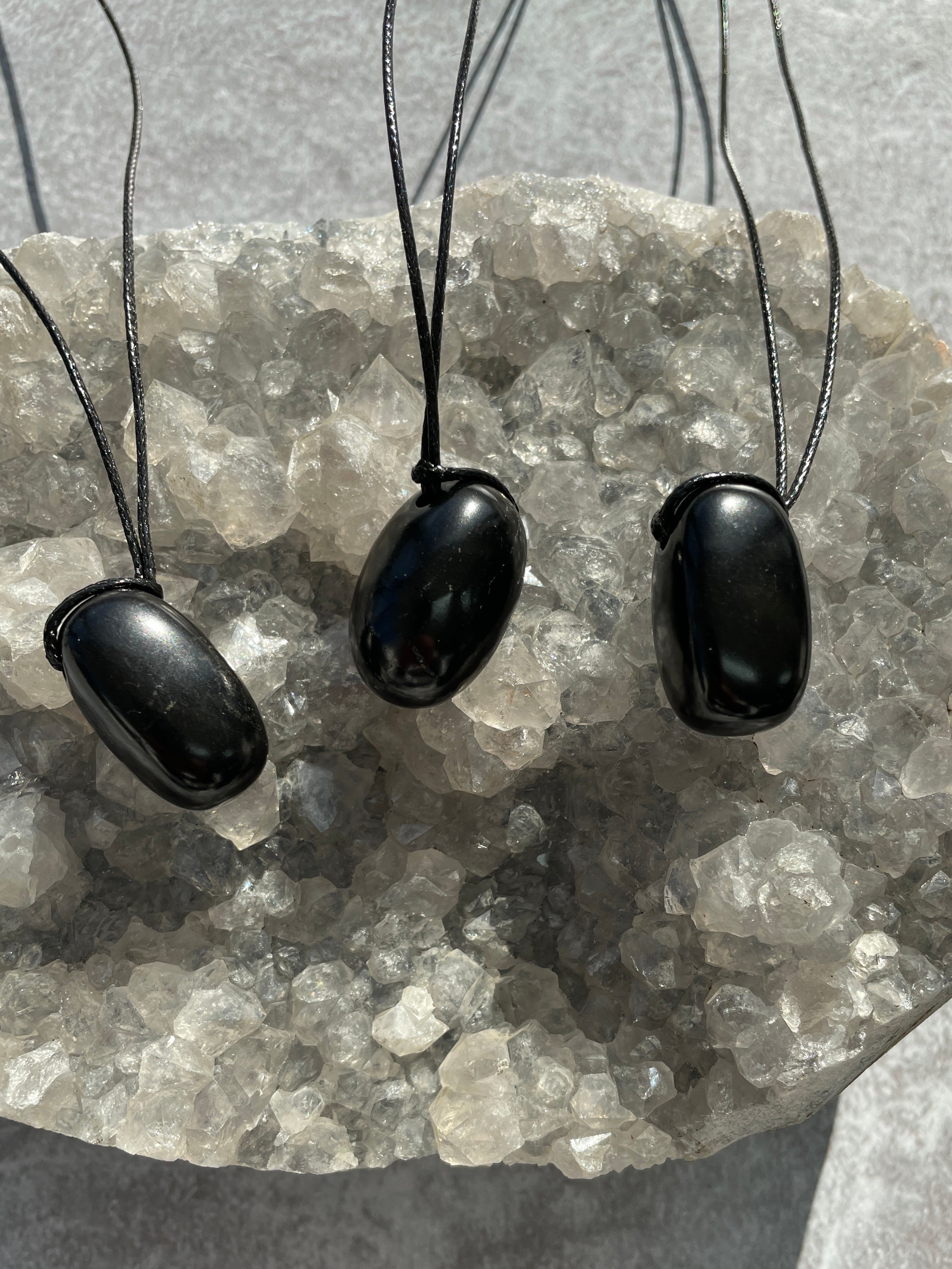 Shungite Necklace - Small Tumble Shungite Necklace - Small Tumble